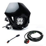 Squadron 2.0 Sport (D/C) Universal Headlight w/Shell / Wiring Harness Package - Suzuki RMZ250 (2010-16)/RMZ450 (2008-2016) bd-suzuki-rmz-light-package