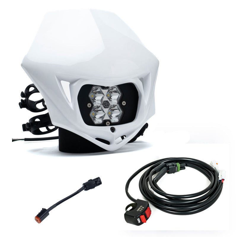 Squadron 2.0 Sport (D/C) Universal Headlight w/Shell / Wiring Harness Package - Suzuki RMZ250 (2010-16)/RMZ450 (2008-2016) bd-suzuki-rmz-light-package