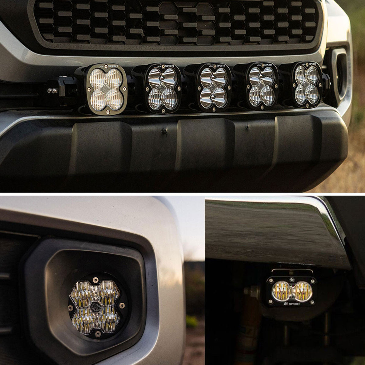 Toyota Tacoma ('16-23) "Stage 2" Light Bundle 447115_447720_447670_kit2