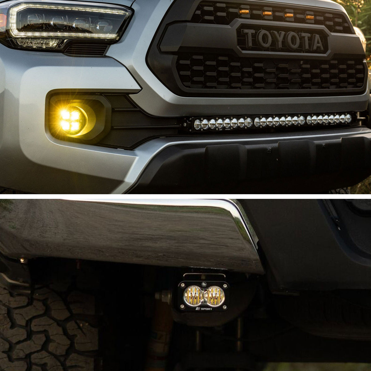Toyota Tacoma ('16-23) "Stage 1" Light Bundle 447642_447720_447803_kit